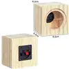 Cajas de altavoz para modificación de audio de coche 1.5 pulgadas, 3.5 pulgadas, 4 pulgadas, 5 pulgadas 6.5 pulgadas 8 pulgadas caja vacía caja de madera maciza para uso doméstico