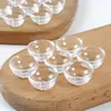 Mini Tigela Transparente Artificial Pequena Modelo DIY Brinquedo de Comida Acessórios de Tigela Vazia Casa de Boneca Mini Cozinha Recipiente Vazio Adereços