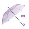Atacado de fábrica guarda-chuva transparente criativo para estudantes poe cabo longo guarda-chuva de proteção ambiental espessado guarda-chuva reto automático LOGOTIPO personalizado