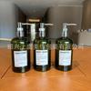 500ml Verde Shampoo de Hotel Gel de Banho Engarrafamento Nórdico Plástico Espesso de Alta Qualidade Ombro Redondo Cilíndrico Frasco de Pressão