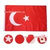 Bandeira bordada turca impermeável de tecido Oxford 210D transfronteiriço 90 cm * 150 cm estrela turca e bandeira da lua
