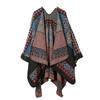 Xale Vintage Étnico Totem Padrão Ar Condicionado Quarto Quente Xale Outono e Inverno Viagem Capa All-match Cachecol