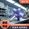 Fabricante de Origen Dongguan Tornillos de Cabeza de Flor de Ciruelo de 48 mm-M8 Tornillos de Mano de Estrella de Cinco Puntas Pernos con Manija
