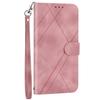 Funda de cuero con relieve para iPhone 13, compatible con Apple 14Pro, tarjetero y funda protectora con cordón para iPhone 12Pro.