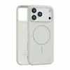 Cor Sólida Adequada para 17Air com Revestimento de Veludo, Capa de Telefone Anti-Queda de TPU para Apple 16, Capa Magnética Fosca para iPhone 15