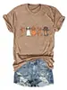 Amazon eBay Tienda Independiente Camisetas de Manga Corta de Algodón para Mujer, Color Cachorro de Halloween, Modernas y Versátiles