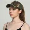 Gorra de Béisbol de Tela Completa Color Sólido, Estilo Nuevo, con Abertura Trasera, Compatible con Cola de Caballo, Gorra tipo Pato, Gorra de Malla Camuflada, Suministro del Fabricante