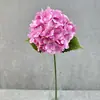 Flor de hortênsia artificial única com 90 peças, toque realista, adequada para decoração de casamento, arranjo floral, decoração de casa, flor de seda artificial, disponível em várias cores