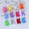 Kit de Acessórios DIY com Contas de Letras Acessórios para Pendurar Chaveiro Corrente de Celular Acrílico Dopamina Contas Soltas Contas de Fio
