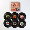 Posavasos creativos retro para discos de vinilo, almohadillas aislantes antideslizantes de colores, manteles individuales para CD, productos transfronterizos, fábrica de productos de plástico.