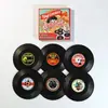 Posavasos de CD Muy Retro, Tapetes para Cerveza de Disco de Vinilo, Posavasos de Plástico para Café y Té, Productos Transfronterizos, Venta Directa de Fabricantes