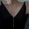 Collar de Perro Salchicha Dulce y Genial para Mujer, Sencillo y a la Moda, Estilo Coreano Versátil, Cadena Única para Clavícula, Estilo Ins, Cadena Ligera de Lujo para el Cuello