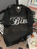 Camiseta de Malla con Estampado de Letras de América, Cuello en V, Manga Corta, para Hombres y Mujeres, Verano, Recortada, Jersey Corto, Blusa Suelta