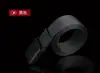 Cinturón de Nylon con Hebilla de Plástico para Hombres y Mujeres, Tejido Casual para Exteriores, Sin Metal, Antirrobo de Seguridad, Venta al por Mayor Directa de Fábrica, Estilo Camuflaje