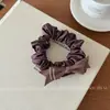 Goma para el pelo tipo scrunchie de satén de alta elasticidad estilo coreano para mujer, elegante accesorio para el cabello para crear un moño