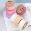 Cinturón de Gasa Cola de Pez con Borde Arrugado Accesorios para el Cabello de Lazo Flores Horneado Pastel Caja de Regalo Empaque Cinturón de Gasa Nieve con Borde Ondulado