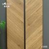 Piso Estilo Europeu de Fábrica Espinha de Peixe Parquet Composto Reforçado Piso Resistente ao Desgaste Aquecimento por Piso Quente Quarto Piso Composto com Textura de Madeira de Engenharia