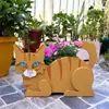 Decoração Criativa Arte de Jardim Decoração Externa Vaso de Flores Cachorro Vaso Cachorro Pet Decoração de Jardim Cachorro Vaso de Flores Criativo