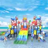 Escorregador de fibra de vidro para parque aquático infantil, escorregador de plástico para parque aquático, casa de água, piscina de águas termais, fabricante de equipamentos para pais e filhos