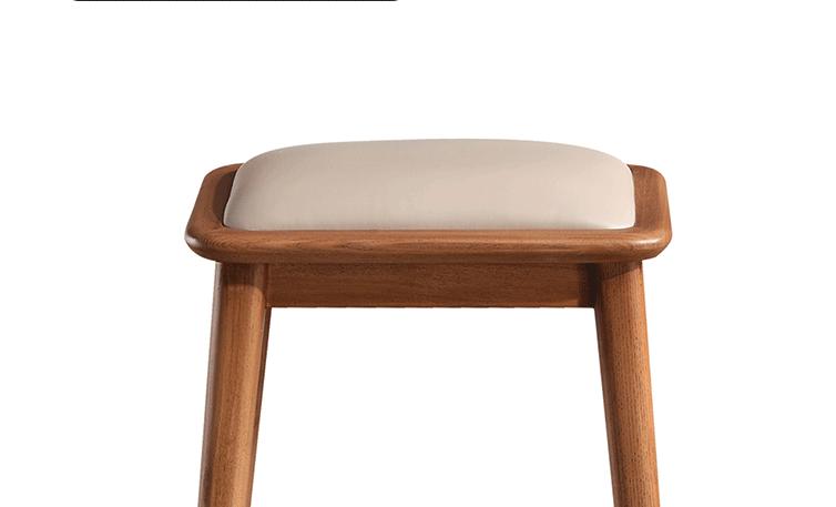 白蜡木梳妆台北欧轻奢风梳妆台水性漆卧室现代中式收纳柜化妆桌-