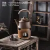 Tetera Grande de Gres Vintage para Preparar Té, Tetera Sencilla para Hogar y Oficina con Taza de Té para Preparar Té