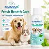 Kineshinex Enxaguante Bucal para Pets Gato e Cachorro Solução de Cuidados para Limpeza Oral Refresca o Hálito e Reduz o Odor
