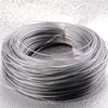 Alambre de aluminio recubierto de plástico PVC transparente al por mayor 1.5 mm alambre de aluminio plástico con forma material hecho a mano tocado orejas de conejo aluminio plástico recubierto