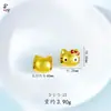 Pulsera Linda de Cuentas para Niños Bebé Materiales Hechos a Mano con Cuentas Accesorios de Joyería Cuentas de Transferencia Dorado Arena con Cuentas