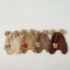 Sombreros Cálidos de Otoño e Invierno para Niños, Sombreros para Bebés y Niños Pequeños, Lindos Sombreros con Protección para las Orejas de Oso, Sombreros Gruesos Cálidos a Prueba de Viento, Dibujos Animados