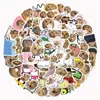 70 Adesivos da Série Aranha e Gato Fofos Desenho Animado Abstrato DIY Decorativos para Skate Capa de Celular Adesivos de PVC à Prova d'Água