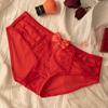 2026 Nuevas Bragas Jacquard Caladas con Lazo para Mujer, Malla Semitransparente Levanta Glúteos Transpirables Sexy de Cintura Baja para Mujer