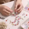 Materiales DIY Hechos a Mano de Resina Colorida con Lentejuelas de Ópalo Redondas de 8-10 mm para Hacer Pulseras, Cadenas de Teléfono y Accesorios de Joyería