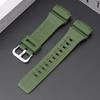 Para KASIO AQ-S810W AEQ-110 Correa de Goma W-735 TPU Resina Correa de Reloj Accesorios Hombres