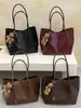 Shuai Mijia Bolsa Tote Retrô Grande Capacidade Estilo Coreano Feminina Outono 2026 Novo Estilo Bolsa de Ombro Único para o Dia a Dia