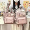 Mochila Simple y Ligera Estilo Coreano Nuevo Estilo Universitario Simple Mochila Escolar para Estudiante de Secundaria Gran Capacidad Mochila para Computadora