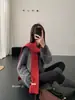 Bufanda tipo baguette de mezcla de lana, moderna y elegante, para otoño e invierno, perfecta para crear un look único, calentador de cuello pequeño de fabricante transfronterizo