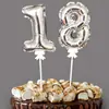 Oferta Especial Amazon Balões Digitais de Filme de Alumínio Autoinfláveis de 5 polegadas Topper para Bolo de Aniversário Suporte de Borboleta Celebração