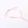Pulseira Simples Semi-Acabada, Nó Vajra Tecido à Mão DIY com Contas Pingente de Segurança Dourado, Fio Vermelho para o Ano de Nascimento