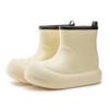 Novas botas de chuva EVA Big Head para mulheres de fundo grosso resistente ao desgaste para todos os jogos sapatos de água antiderrapantes de tubo médio e baixo sapatos leves à prova d'água