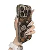 Flor Amarilla Retro Adecuada para Funda de Teléfono Móvil Apple 16E Iphone15 Nuevo 14Plus Nicho 13Promax Alta