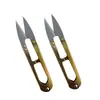 Tijeras Blancas para Hilo al por Mayor, Cortador de Punta de Sedal de Pesca en Forma de U de Acero Inoxidable, Pequeños Accesorios para Equipo de Pesca, Equipo de Pesca Profesional