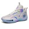 Zapatos deportivos de caña alta Jinjiang de alta calidad para hombre y joven, zapatos de baloncesto para 6-18 años, zapatos de baloncesto para adulto al por mayor