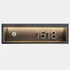 Letrero Electrónico Iluminado para Puerta de Hotel con Timbre, Modelo Recargable de Acrílico Degradado para Casa Club