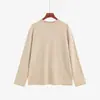 Blusa de Tricô Macio com Gola Meia-Alta e Barra Enrolada Tamanho Plus Size Estilo Inverno 2026 Camisa Versátil Multicor Base para Mulheres 25329