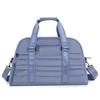 Bolsa de Fitness Nueva bolsa de viaje plisada de gran capacidad, bolsa de equipaje de almacenamiento versátil, separación de húmedo y seco, bolsa ligera para maternidad