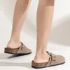 Zapatos Birkenneth Suela Suave Populares en Internet Antideslizantes Otoño e Invierno Hogar 2024 Nuevos Zapatos Maomao para Abrigo de Invierno