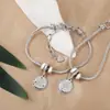 Pulseira de Cobre Banhado Exquisita Simples Versátil Popular em Vendas Transfronteiriças Pulseira de Prata da Moda Personalizada Pulseira Feminina com Zircônia