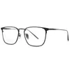 Bestseller Tmall Gafas de Titanio Puro con Lente Grande Miopía Montura de Titanio para Hombre Montura de Gafas Línea de Cejas Ultraligera Montura de Gafas Lentes Graduadas