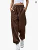 Pantalones Jogger de Moda Casual Cómodos Unisex Color Sólido Forrados de Felpa, Novedad Primavera y Otoño Transfronterizos Amazon