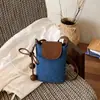 Bolso Cubo de Lunares para Mujer, Nuevo Bolso de Hombro/Axila de Paja Trendy de Verano 2026, Bolso Cruzado para Teléfono para Viajes Diarios